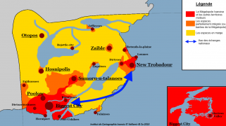 Carte de la densité de population de l'Ivanoa